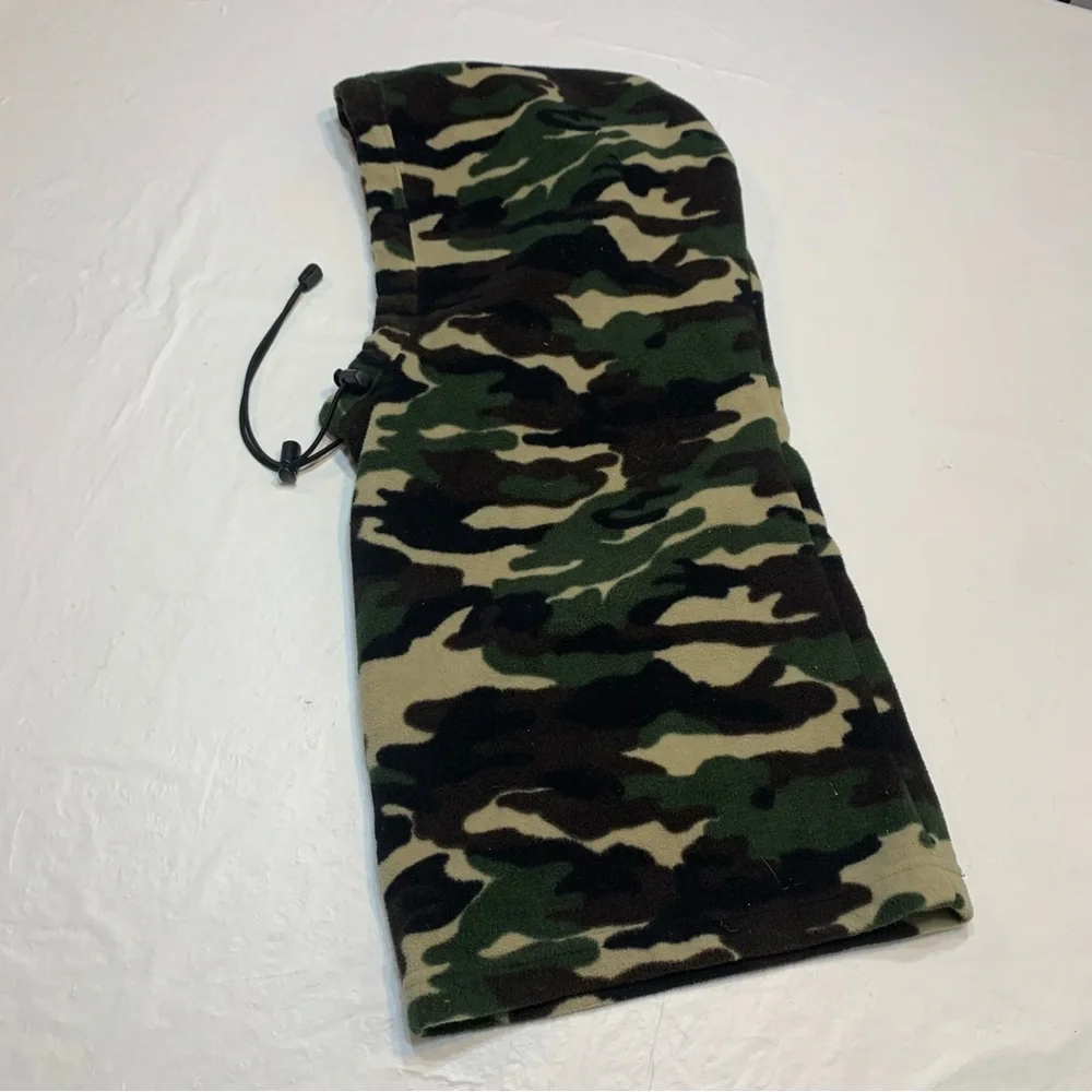 Fleece Face Mask 3D Camo Hunting Headcover Camouflage